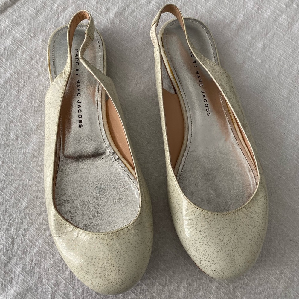 Marc by Marc Jacobs Sparkle Ballet Flats - Size 36.5